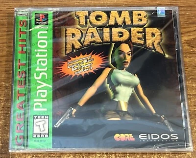 PLAYSTATION 1 - TOMB RAIDER Game GREATEST HITS New SEALED Complete PS1 Demos - Image 1 of 4