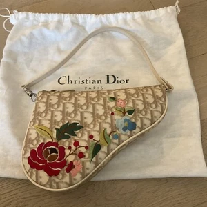 dior saddle bag vintage AUTHENTIC - Picture 1 of 10