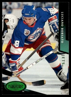 1993-94 Parkhurst Emerald Ice LUCIANO BORSATO #501 Jets FREE Ship! - Image 1 of 2