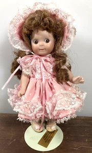 Muñeca de porcelana vintage JD Kestner 1991 reproducción 8" bisque Googly Alemania 221 - Imagen 1 de 15
