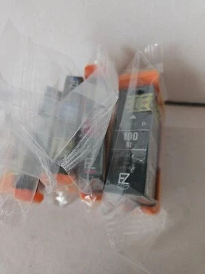 Lexmark 100XL Genuine Ink Cartridges Set of 4 Black Cyan Yellow Magenta, NEW - Image 1 of 4