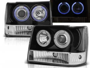JEEP GRAND CHEROKEE 1993 1994 1995 1996 1997 1998 LPCH12 HEADLIGHTS HALO - Picture 1 of 1