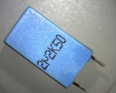 S+M Kondensator PET 2µ2/50V, 10 Stück - Bild 1 von 2