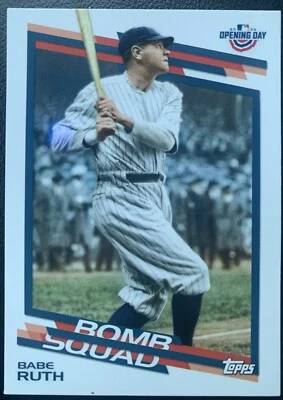 2022 Topps Opening Day #BS-7 Babe Ruth Bomb Squad - Image 1 of 2