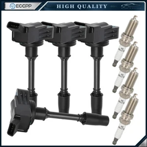 4 For 2.0L L4 GS200t GS300 IS200t IS300 NX200t NX300 Ignition Coil Spark Plugs - Picture 1 of 18