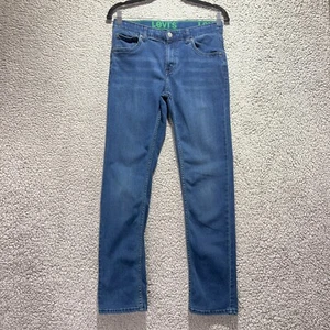 Levi’s 511 Jeans 28x28.5 Slim Fit Tapered Leg Mid Rise Blue Denim Stylish Comfor - Picture 1 of 8
