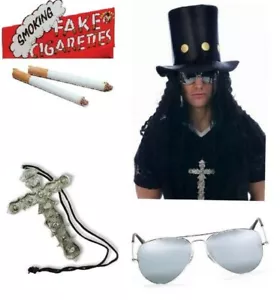 1990's Slash Rock Star 90s guns & roses pop music fancy dress accessory's Stag - Picture 1 of 3
