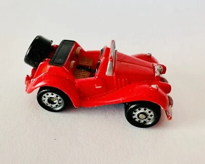 Micro Machines 1987 Galoob MG TF Red Convertible Car - Image 1 of 4