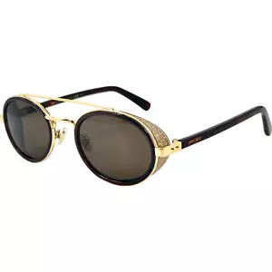 Jimmy Choo Tonie S Damen Metall Sonnenbrille 0FG4 Braun Gold 51-23 Italy mit Etui - Bild 1 von 6