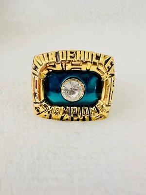 Anillo de campeonato de latón Canadiens Stanley Cup 1976 18k GP, 🇺🇸 ENVÍO Foto 1 de 3