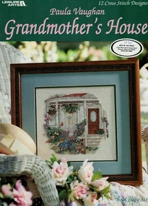 Vtg Paula Vaughan Grandmother's House Cross Stitch Designs 1998 Bk 66 - Picture 1 of 2