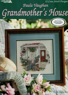 Vtg Paula Vaughan Grandmother's House Cross Stitch Designs 1998 Bk 66 - Image 1 of 2