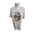 Steel City Jerome THE BUS Bettis Shirt Adult 2XL Gray Pittsburgh Steelers HOF