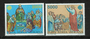 Vatican City 1983 Airmail - World Communications Year Sc#C73-C74 MNH #7307