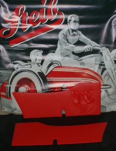 Steib, s250, Innenseitenverkleidung, BW, Beiwagen, Seitenwagen, rot - Bild 1 von 1