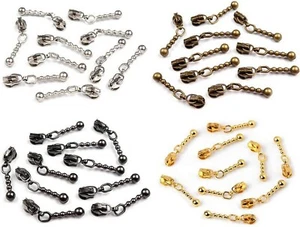 5 Schieber - Zipper - für Reißverschlüsse mit 3mm Spirale - versch. Farben - Bild 1 von 5