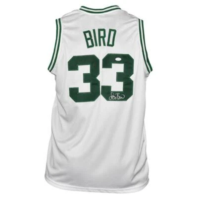 Larry Bird Signed Boston Pro White Basketball Jersey (BECKETT ) - Image 1 of 3