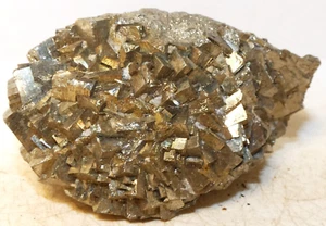 Konvolut Goldpyrit 6x4cm Peru Mineralien Sammlung Stein Lithotherapie Reiki - Bild 1 von 5