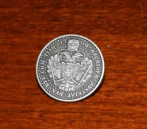Moneta VINTAGE AUSTRIACA MARCATA BOTTONE 1760 Archidvx Avstriae Dvx Bvr Com Tyro 11 - Foto 1 di 5