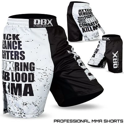 DBXGEAR MMA Muay Thai Kick Boxing Short Cage Fighter Grappling Shorts UFC M to XL