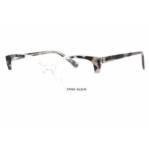 Anne Klein Women's Eyeglasses Grey Crystal Plastic Cat Eye Frame AK5092 020 - Picture 1 of 2