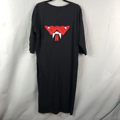 Vintage Sunbelt Maxi  Dress Womens One Size Black Indian Aztec Southwestern USA - Image 1 of 4