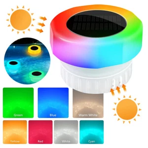 Dispensador flotador de cloro para piscina con luz solar se adapta a tabletas de 1 a 3 pulgadas - Imagen 1 de 9