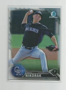 Bowman Cromo 2016 MIKE NIKORAK RIFRATTORE 144/499 - Foto 1 di 1
