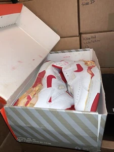 1991 OG Nike Air Force VI bianco basso rosso 139000-160, taglia 13 vintage - Foto 1 di 11