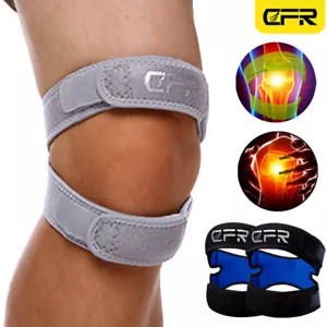 Knee Support Brace Patella Stabilizer Strap Band Tendon Pain Sports Gym Joint - Picture 1 of 15