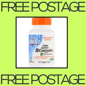 NEW Doctor's Best, Fully Active B Complex with Quatrefolic - 60 Veggie Capsules - Picture 1 of 2