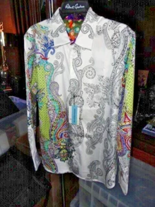 Robert Graham Marky Mark Limited Edition Classic Fit Größe 2XL Neu mit Etikett - Bild 1 von 15