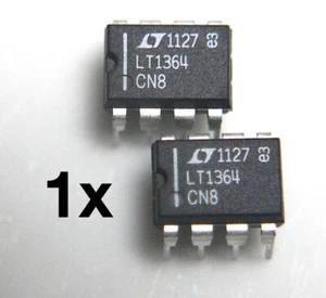 1x LT1364 High Quality Dual AUDIO OP-AMP / DIP8 - Genuine ANALOG DEVICES IC - Picture 1 of 1