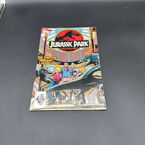 Jurassic Park #4 of 4 Variant Movie Adaptation (1993 Topps Comics) - Picture 1 of 7