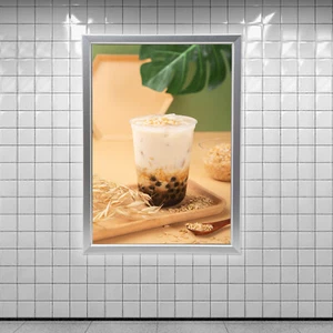 33X24" Led Poster Frame Light Box Advertising Display Backlit Art Picture Frame - Picture 1 of 14