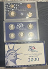 2000 United States Mint 50 State Quarter Proof Set with box and coa