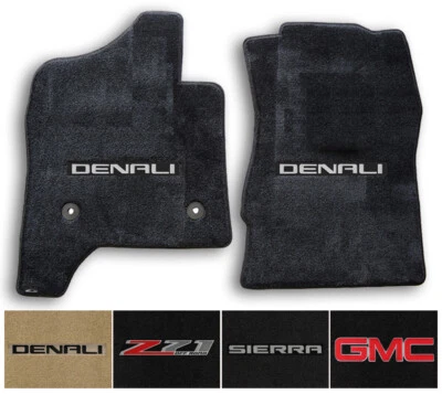 Alfombrillas GMC Sierra 2 piezas Ultimat - Elección de color y logotipo de alfombra Foto 1 de 4