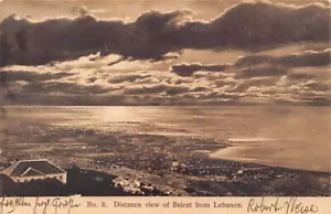 Lebanon - Distance view of Beirut from Mount-Lebanon - Publ. Sarrafian Bros. 3 - Picture 1 of 2