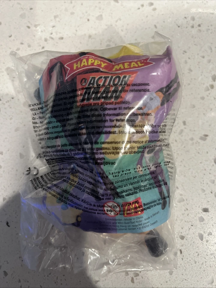 McDONALDS 1999 HAPPY FOOD TOY - ACTION MAN SCUBA DIVER 4" FIGURA DE ACCIÓN RARA Foto 1 de 1