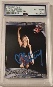 2004 Fleer WWE Divine Divas 2005 #4 Stacy Keibler SIGNED PSA SLAB MINT RARE - Picture 1 of 1