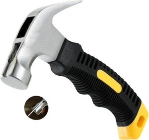 8oz Claw Hammer with Shock Reduction Grip - Picture 1 of 7