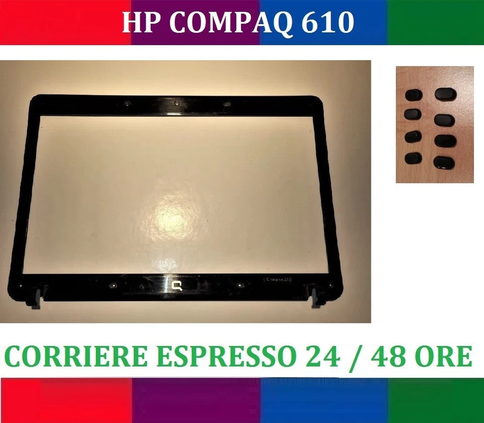 CORNICE DISPLAY LCD HP COMPAQ 610 615 COVER SCHERMO MONITOR TDACB101A396D0C - Immagine 1 di 1