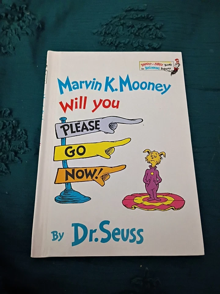 Marvin K. Mooney Will You Please Go Now! by Dr. Seuss  Vintage Children Classic Foto 1 de 1