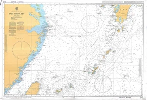 Papel de pared Almirantazgo 2412 Mar de China Oriental Tai-Wan Japón Mapa Gráfico Marítimo Marina - Imagen 1 de 6