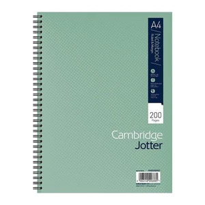 Cambridge Jotter A4 Notebook - Wirebound, 200 Pages, Lined with Margin - Picture 1 of 6