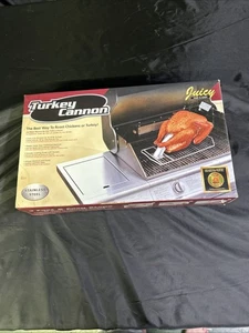 Turkey / Chicken Cannon Infusion Roaster Beer Can Stand Smoked Camping Grilling - Picture 1 of 4