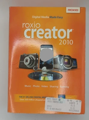 Roxio Creator 2010 - Factory Sealed  - Image 1 of 4
