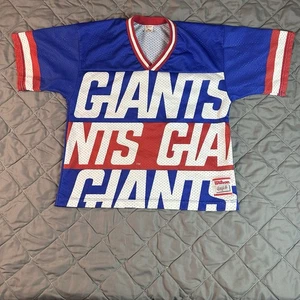 VINTAGE Wilson New York Giants Jersey Adult Medium Blue Red Mesh Football NFL - Picture 1 of 10