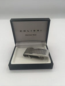 Colibri Stainless Steel Money Clip – Sleek Grid Design with Box - Picture 1 of 6