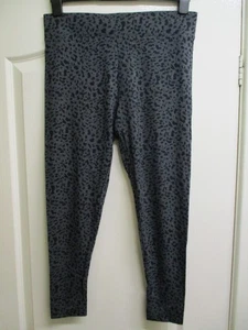 BNWOT M&S LEOPARD PRINT JEGGINGS IN GREY AND BLACK WOMEN'S SIZE 14 SHORT - Picture 1 of 3